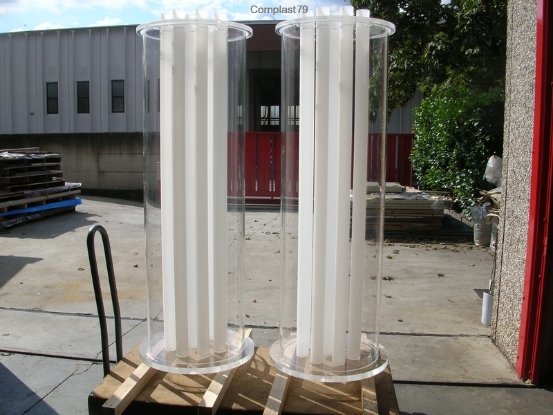 Colonna in Plexiglass